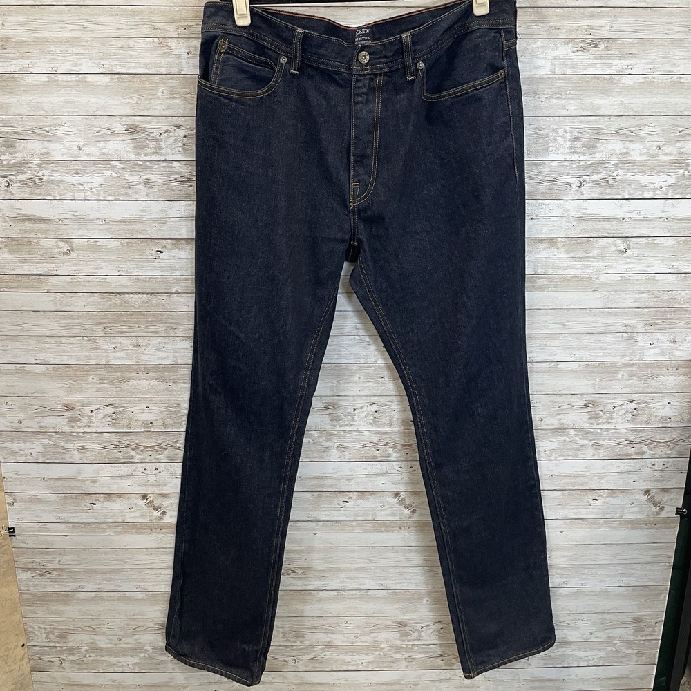 J. Crew Factory Men's Relaxed Jeans - Dark Indigo